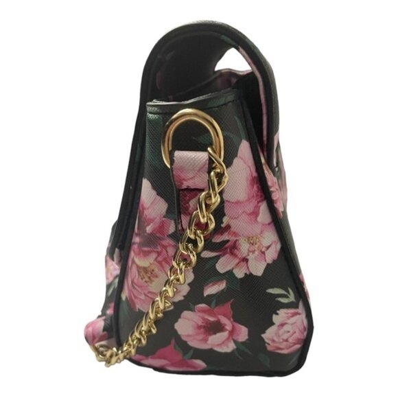 ARDENE Black Floral Crossbody Bag - Picture 4 of 5